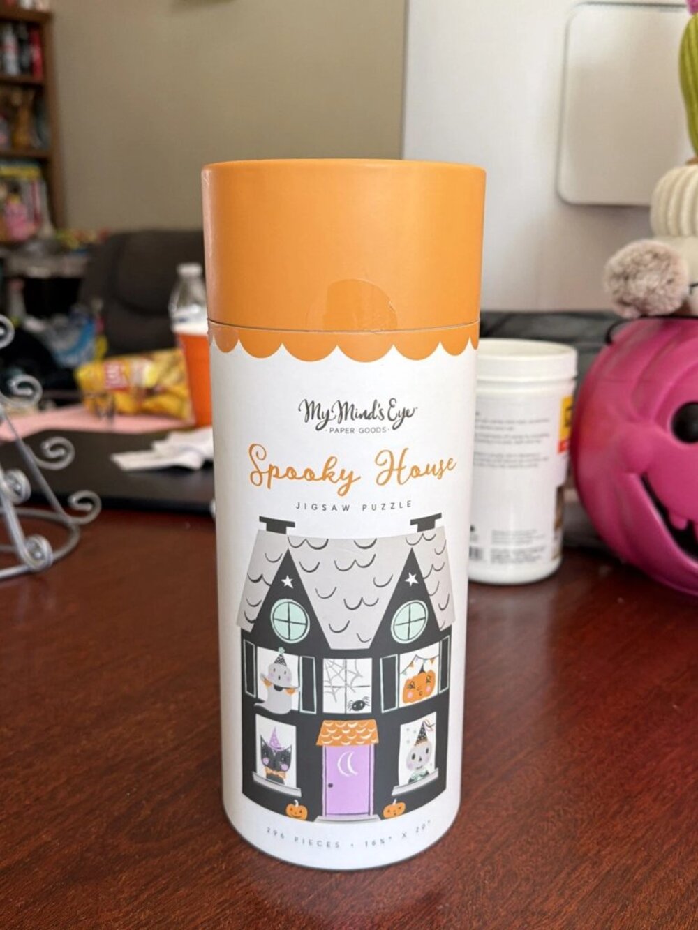 My Mind's Eye Spooky House 296 Pieces Jigsaw Puzzle - Complete